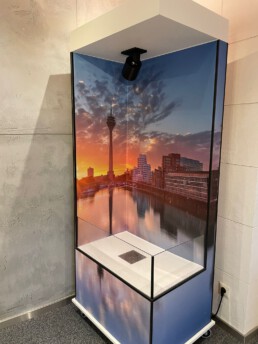 Maler Korschenbroich Kowalewski Farbe & Design FFT Funktionsflächtentextil Tapete in Nassbereich / Dusche